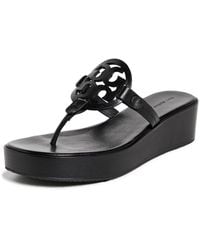 Tory Burch - Wedge Slippers 'Miller' - Lyst