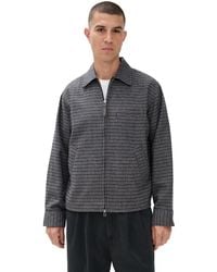 Universal Works - Windcheater Houndstooth Zip Jacket - Lyst