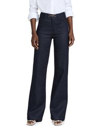 PAIGE - Leenah With Jolene Pockets And Clasp Closure Jeans - Lyst
