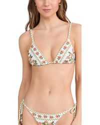 FARM Rio - Tie Side Bikini Top - Lyst