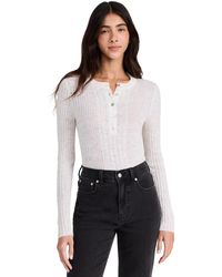Madewell - Lightweight Alpaca Madison Henley Pullover - Lyst