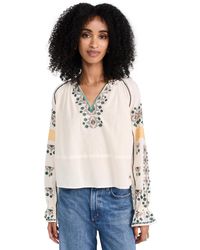 Scotch & Soda - Embroidered Top - Lyst