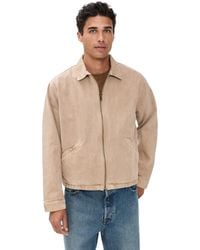 Asher - Zed Zip Cotton Twill Jacket - Lyst