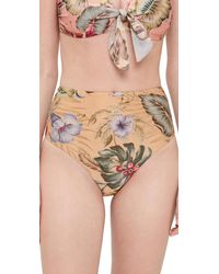 Zimmermann - Coco High Waist Bikini Bottoms - Lyst