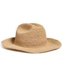 Brixton - Odessa Straw Packable Cowboy Hat - Lyst
