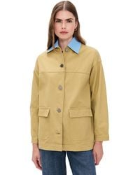 Le Bos - Dree Mid- Length Oversized Barn Jacket - Lyst