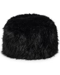 Apparis - Margot Sable Pillbox Hat - Lyst
