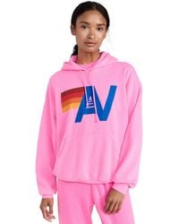 Aviator Nation - Relaxed Logo Pullover Hoodie - Lyst