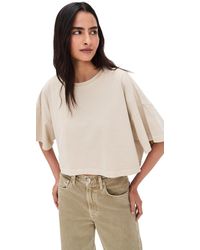 Agolde - Arli Oversized Cropped Tee - Lyst
