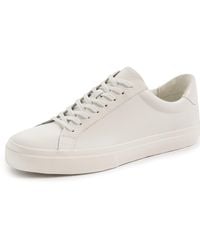 Vince - S Fulton Lace Up Casual Fashion Sneaker White Leather 7 M - Lyst