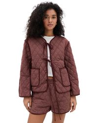 Bailey Rose - Front Tie Jacket - Lyst