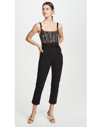 misha collection white jumpsuit