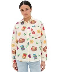 Bailey Rose - Printed Button Down Shirt - Lyst