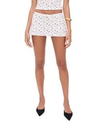 GUIZIO - Dani Terry Mini Skort - Lyst