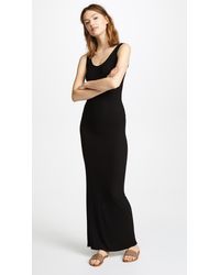 enza costa black dress