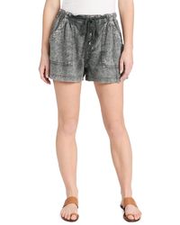Free People - Westmoreland Linen Pull On Shorts - Lyst
