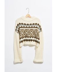 Free People Alpine Pullover Sweater - Multicolor