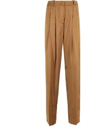 FEDERICA TOSI - Desert High-Waisted Straight Leg Pants - Lyst