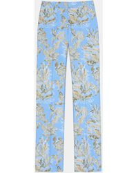 Lafayette 148 New York - Floral Frost Toile Viscose Gates Pant - Lyst