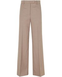 Seventy - Fango Crease Straight-Leg Wool Formal Pants - Lyst