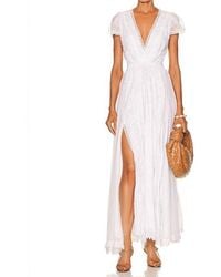 LoveShackFancy - Vania Cotton Cut-Out Maxi Dress - Lyst