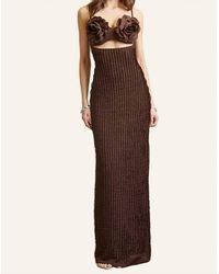 BLITHE - Ruffled Maxi Dress - Lyst