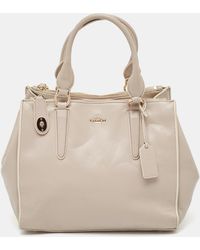 COACH - Lilac Leather Crosby Carryall Tote - Lyst