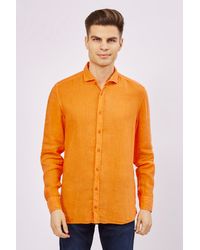 Luchiano Visconti - Leo Linen Shirt - Lyst