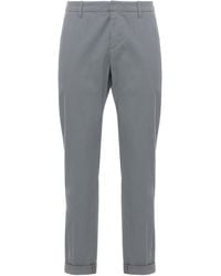 Dondup - Gaubert Monogram Cotton Pants - Lyst