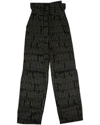 Unravel Project - Striped Wide Leg Pants - Lyst