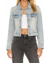 SER.O.YA - Button Down Denim Jacket - Lyst
