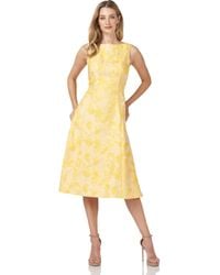Kay Unger - Keegan Metallic Midi Cocktail And Party Dress - Lyst