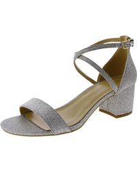 MICHAEL Michael Kors - Serena Flex Sandal Ankle Strap Open Toe Block Heel - Lyst