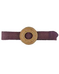 Fashnzfab - Modern Straw Round Belt - Lyst