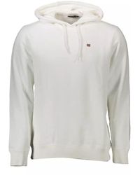 Napapijri - White Cotton Sweater - Lyst