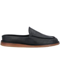 Bally - Fosko 6303291 Calf Embossed Leather Mules & Clogs - Lyst
