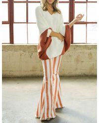 Bestto - Oversized Ribbed-Knit Tunic Sweater - Lyst