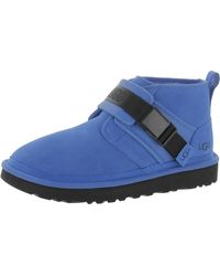 UGG - Neumel Snapback Suede Cold Weather Ankle Boots - Lyst