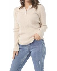 Coco + Carmen - Kym Button Henley Top - Lyst