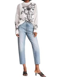 Rag & Bone - Alissa High Waist Barrel Leg Crop Jeans - Lyst