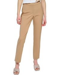 Calvin Klein - High Rise Stretch Ankle Pants - Lyst