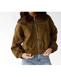 Moon River - Charlie Teddy Lined Bomber Jacket - Lyst