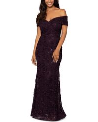 Xscape - Lace Sequined Evening Dress - Lyst