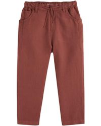 Emile Et Ida - Kids Linen Cotton Pants - Lyst