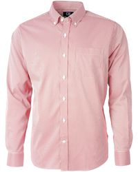 Cutter & Buck - Versatech Pinstripe Stretch Long Sleeve Dress Shirt - Lyst