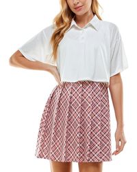 Kingston Grey - Juniors Print Skirt Two Piece Dress - Lyst