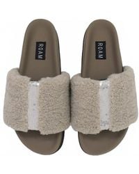 Roam - Fuzzy Pailette Slider - Lyst