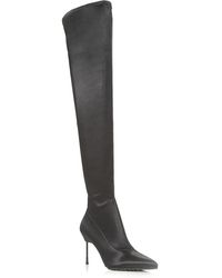 Kurt Geiger - Barbican High Heel Stud On The Outer Sole Thigh-high Boots - Lyst