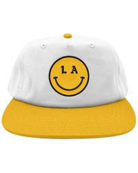 Free & Easy - Be Happy Two Tone Snapback Hat - Lyst