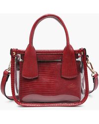 Jen & Co. - Stacey Clear Satchel With Inner Bag - Lyst